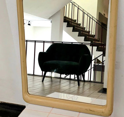 Vintage 1970s Space Age Mirror - Yatva