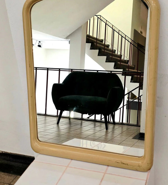 Vintage 1970s Space Age Mirror - Yatva