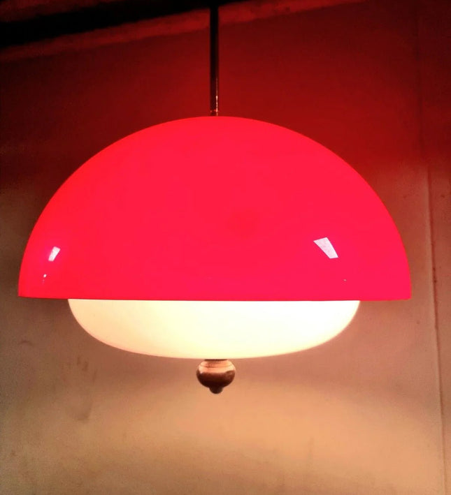 Vintage 1970s Space - Age Pendant HangLamp - Yatva