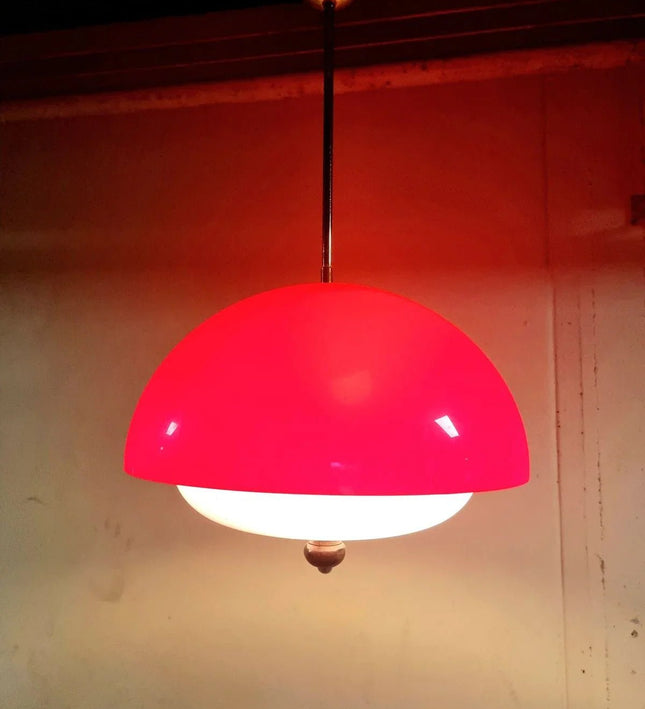 Vintage 1970s Space - Age Pendant HangLamp - Yatva