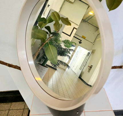 Vintage 1970s Space Age Round Mirror - Yatva