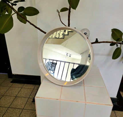 Vintage 1970s Space Age Round Mirror - Yatva
