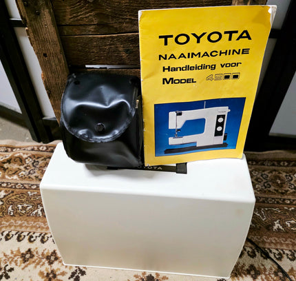 Vintage 1970s Toyota Model-4300 Sewing Machine – Retro Orange Heavy Duty - Yatva