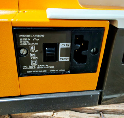 Vintage 1970s Toyota Model-4300 Sewing Machine – Retro Orange Heavy Duty - Yatva