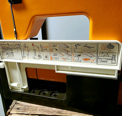 Vintage 1970s Toyota Model-4300 Sewing Machine – Retro Orange Heavy Duty - Yatva