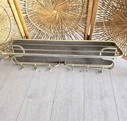 Vintage 1970's Wall Mount Coat Rack - Yatva