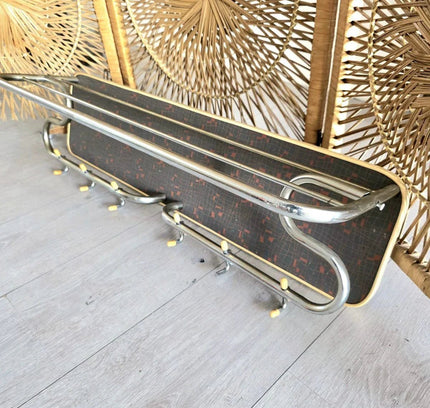 Vintage 1970's Wall Mount Coat Rack - Yatva