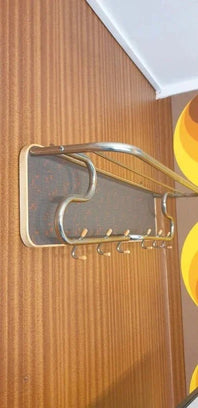 Vintage 1970's Wall Mount Coat Rack - Yatva