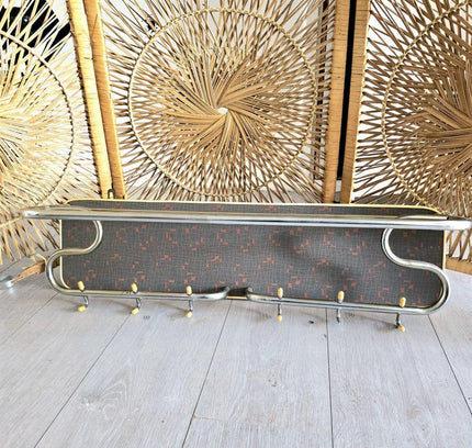 Vintage 1970's Wall Mount Coat Rack - Yatva