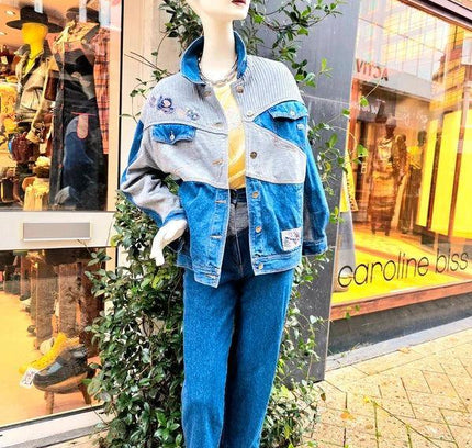 Vintage 1980's ( 2 Piece ) Together Denim Trouser Set - Yatva