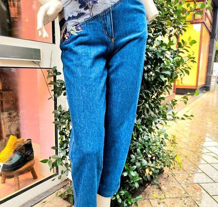 Vintage 1980's ( 2 Piece ) Together Denim Trouser Set - Yatva