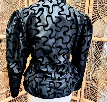 Vintage 1980s Afterfive by Jean Clair Peplum jacket - Yatva