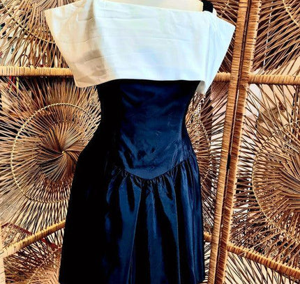 Vintage 1980s Avant Garde Cocktail Dress - Yatva