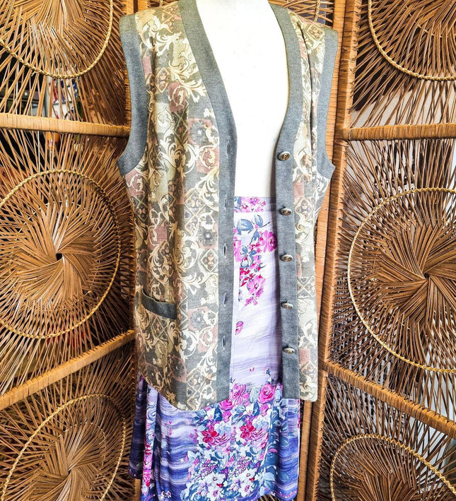 Vintage 1980's Baruch Gillet Waistcoat - Yatva