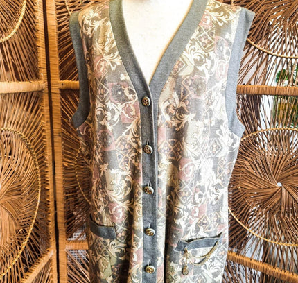 Vintage 1980's Baruch Gillet Waistcoat - Yatva