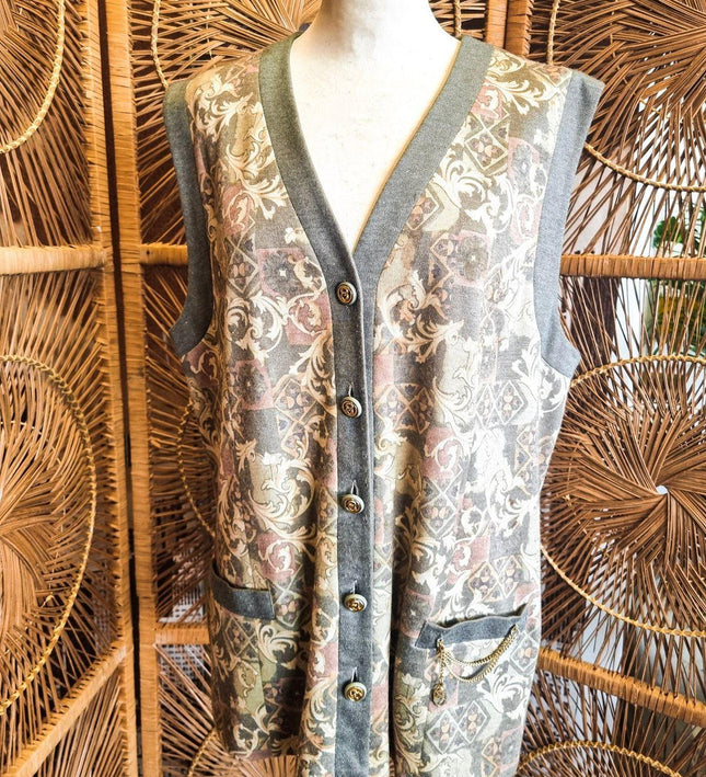 Vintage 1980's Baruch Gillet Waistcoat - Yatva