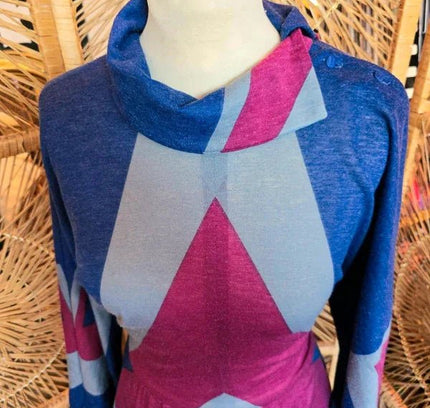 Vintage 1980's Batwing Dress - Yatva