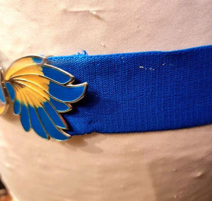 Vintage 1980s Butterfly Elasticated Belt - Yatva