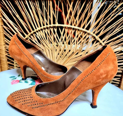 Vintage 1980's Cangemi Stud Shoes - Yatva