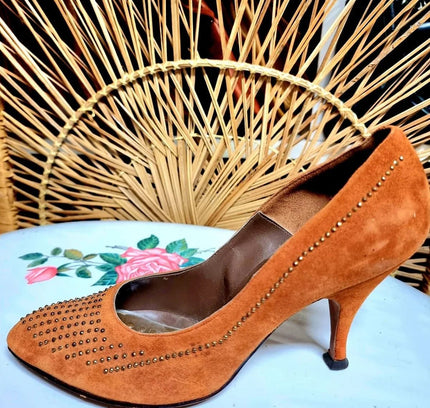 Vintage 1980's Cangemi Stud Shoes - Yatva
