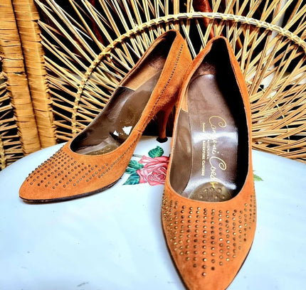 Vintage 1980's Cangemi Stud Shoes - Yatva