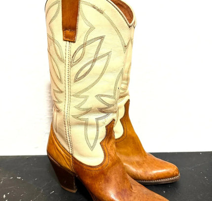 Vintage 1980s Cowboy Boots - Yatva