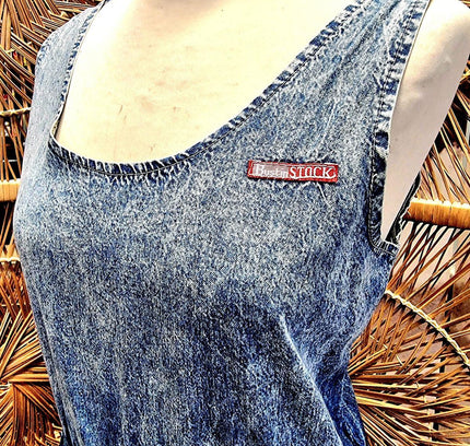 Vintage 1980's Denim Dress - Yatva