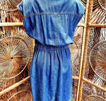 Vintage 1980's Denim Dress - Yatva