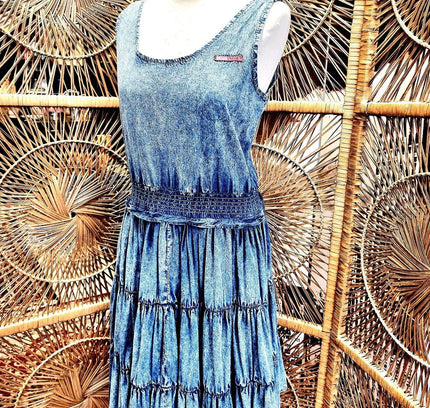 Vintage 1980's Denim Dress - Yatva