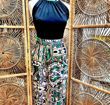 Vintage 1980's Dicel Backless Dress - Yatva