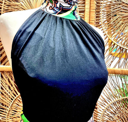 Vintage 1980's Dicel Backless Dress - Yatva