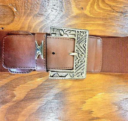 Vintage 1980s Elasticated Belt - Yatva