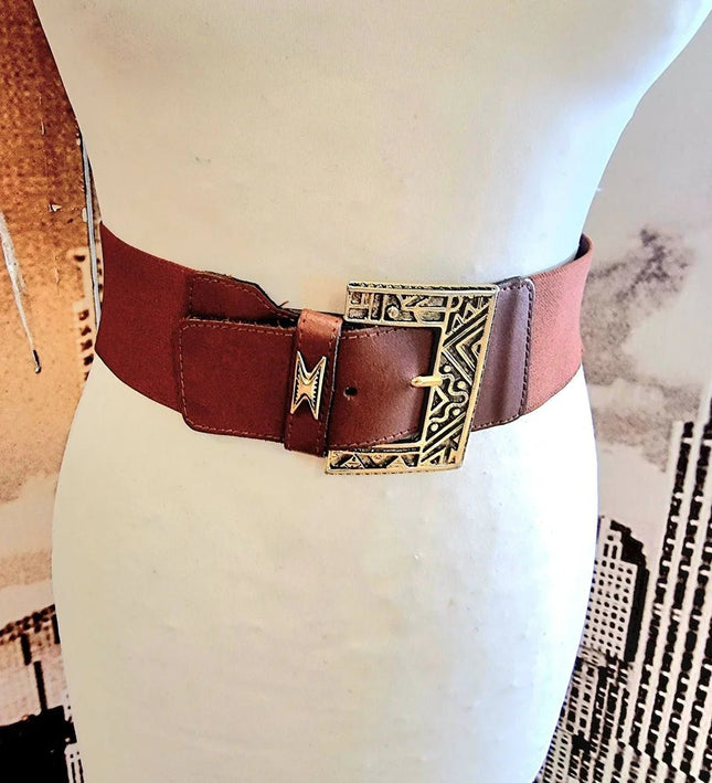 Vintage 1980s Elasticated Belt - Yatva