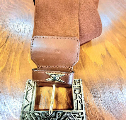 Vintage 1980s Elasticated Belt - Yatva