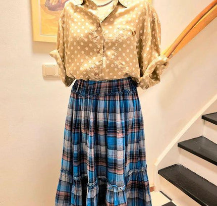 Vintage 1980's Elasticated Skirt - Yatva