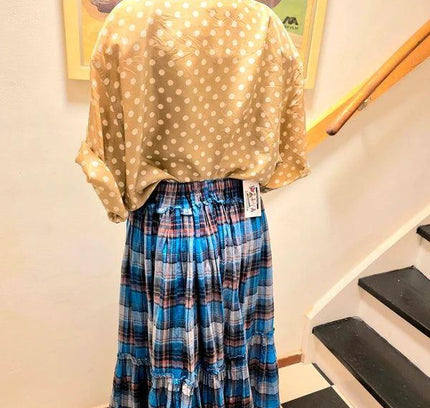Vintage 1980's Elasticated Skirt - Yatva