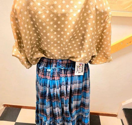 Vintage 1980's Elasticated Skirt - Yatva