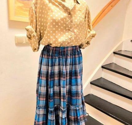 Vintage 1980's Elasticated Skirt - Yatva