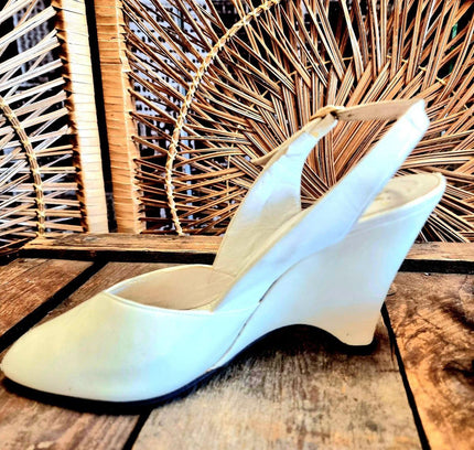 Vintage 1980s Empress Wedge Heel Shoes - Yatva
