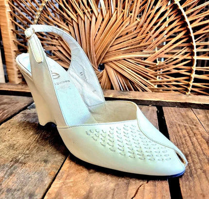 Vintage 1980s Empress Wedge Heel Shoes - Yatva