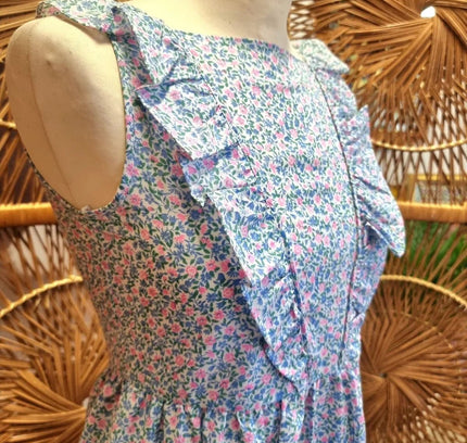Vintage 1980's Floral Dress - Yatva