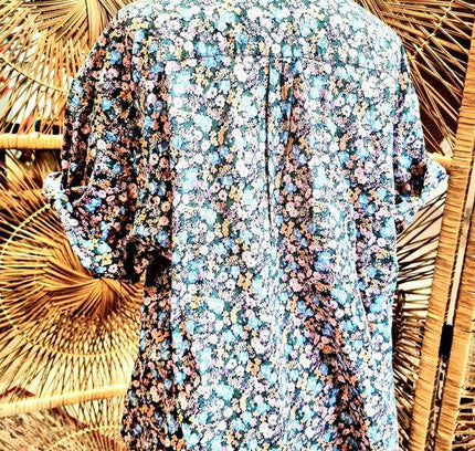 Vintage 1980s Floral Shirt - Yatva