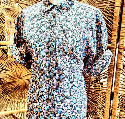 Vintage 1980s Floral Shirt - Yatva