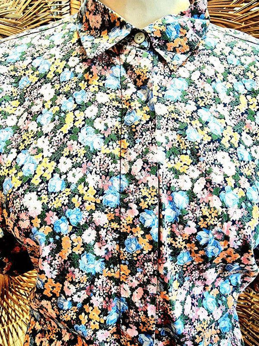 Vintage 1980s Floral Shirt - Yatva