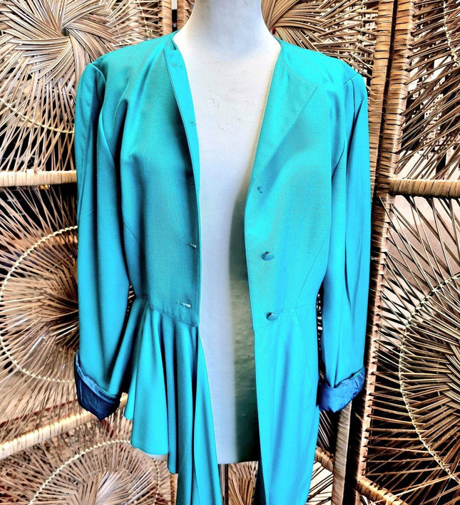 Vintage 1980s J.S. Claire Peplum Top - Yatva