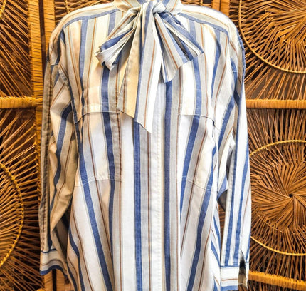 Vintage 1980s Lady Arrow Tie Shirt - Yatva
