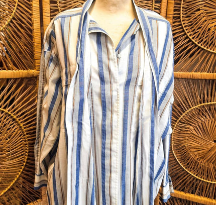 Vintage 1980s Lady Arrow Tie Shirt - Yatva