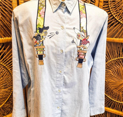 Vintage 1980's Lady Femme Shirt - Yatva