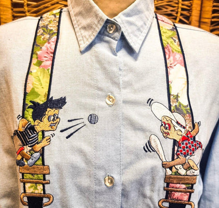 Vintage 1980's Lady Femme Shirt - Yatva