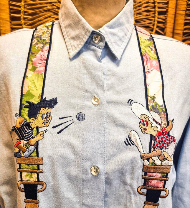 Vintage 1980's Lady Femme Shirt - Yatva
